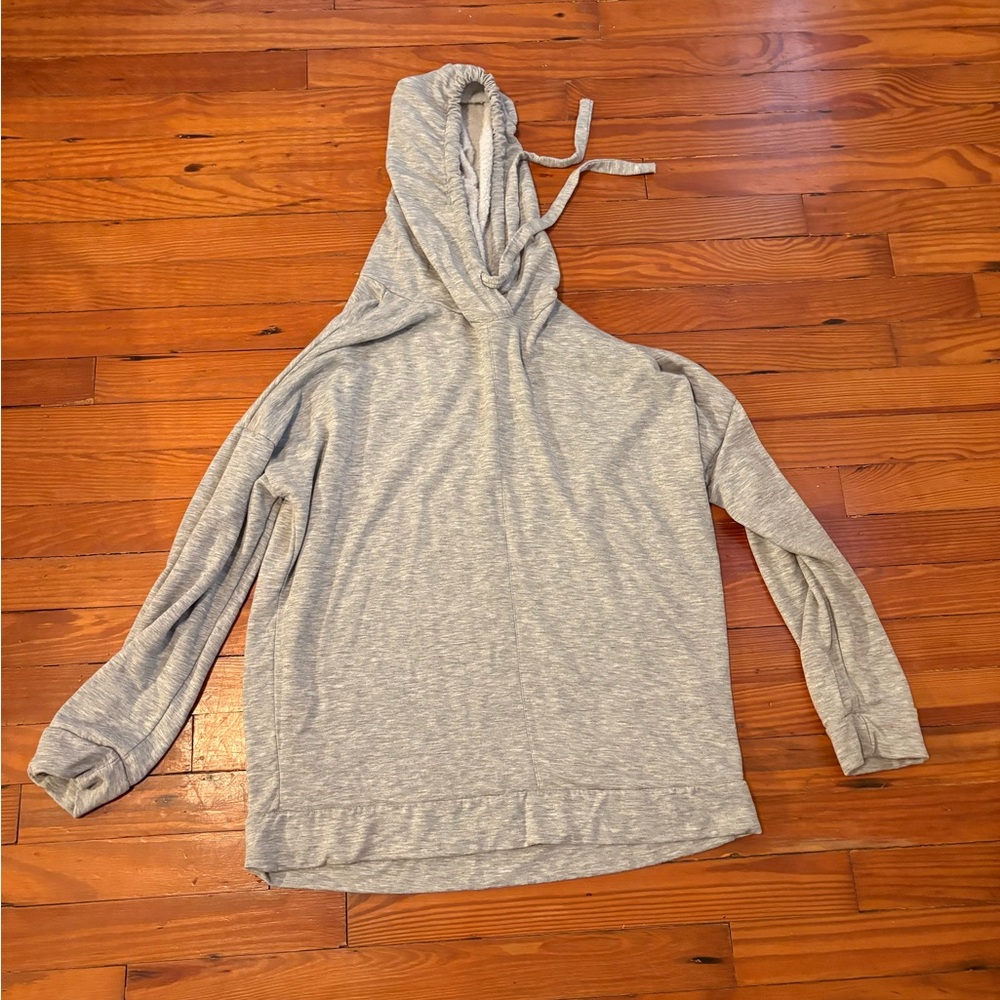 Staccato Soft Gray Fleece Hoodie